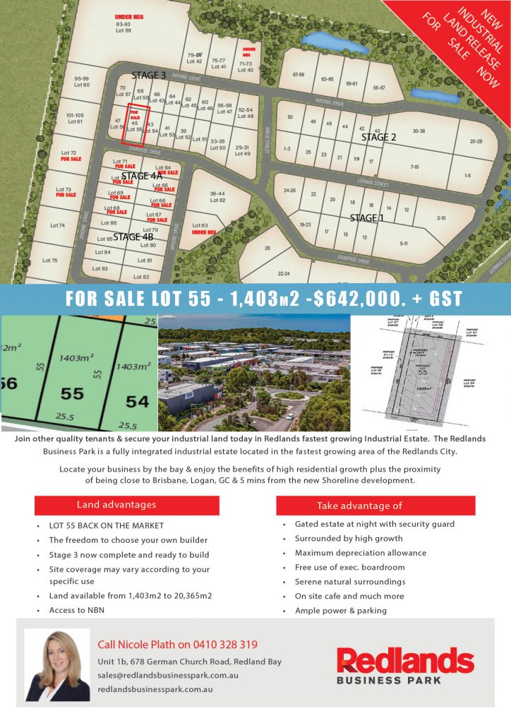 For Sale / Lease Redlands Business Park